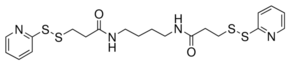 1,2-Di[3 -(2 -pyridyldithio)propionamido] Butane Chemical Structure